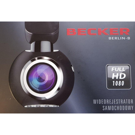 Becker Berlin - B  Kamera samochodowa rejestrator jazdy Czarny