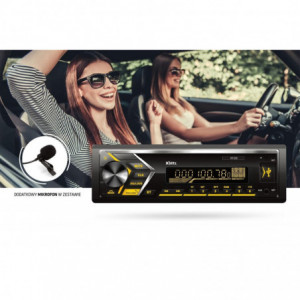 XBLITZ RF200 Radio samochodowe Bluetooth MP3 USB zmiana koloru