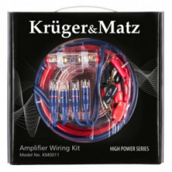Kruger&Matz KM0011 Zestaw okablowania do wzmacniacza samochodowego