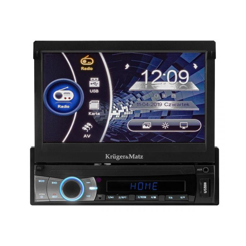 Kruger&Matz KM2005.2 Radio samochodowe 1DIN wysuwany LCD MP4 USB MP3