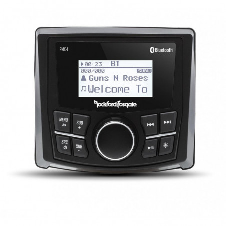 Rockford Fosgate PMX-1 Radio Marine do jachtu łodzi Bluetooth USB MP3