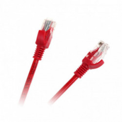 INTEX Patchcord kabel UTP 6e wtyk-wtyk 2.0m czerwony do internetu routera sieci LAN Ethernet