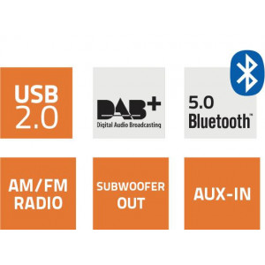 Hertz HMR20 Radio Marine Bluetooth MP3 USB AUX IP66 do jachtu  łodzi
