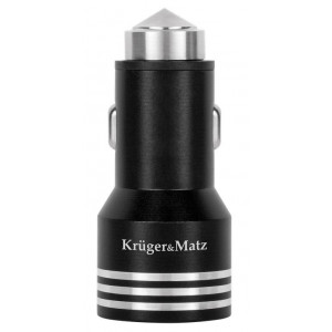 Kruger&Matz  2x USB 4800 mA ładowarka samochodowa