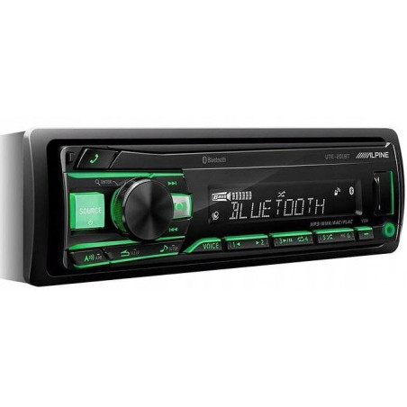 Alpine UTE-201BT Radio samochodowe Bluetooth MP3 USB Android iPhone