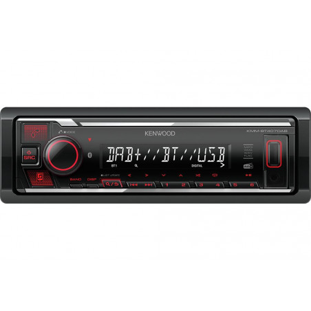Kenwood KMM-BT407DAB Radio samochodowe Bluetooth MP3 USB AUX DAB
