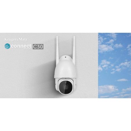 Kruger&Matz Connect C30 Tuya Kamera monitoring Wi-Fi zewnętrzna