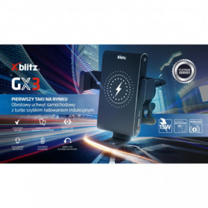 Xblitz GX3  indukcyjny uchwyt na telefon ładowarka