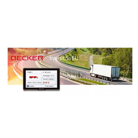 Becker Transit 5s EU Nawigacja z mapą Europy Truck TIR Kamper