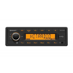 Continental TRD7411U-OR Radio samochodowe MP3 USB AUX DAB Retro