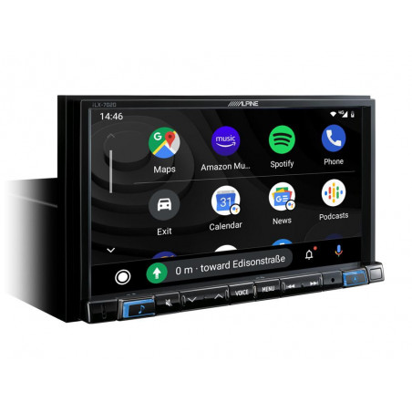Alpine iLX-702D Radio samochodowe 1DIN / 2DIN DAB Android Auto CarPlay BT MP3 USB