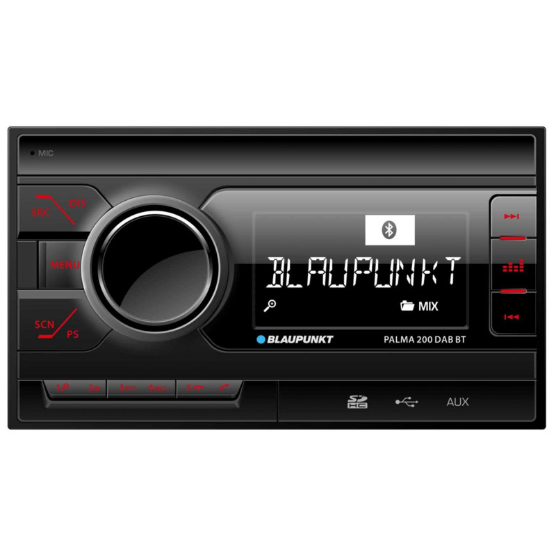 Blaupunkt Palma 200 DAB BT  Radio samochodowe 2DIN Bluetooth MP3 USB AUX SD DAB+