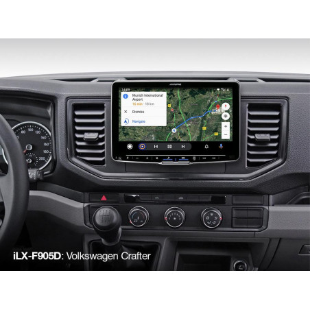 Alpine iLX-F905D radio samochodowe 1DIN LCD 9''  Apple CarPlay i Android Auto