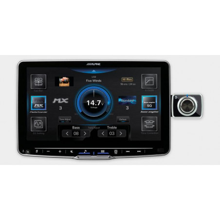 Alpine iLX-F905D radio samochodowe 1DIN LCD 9''  Apple CarPlay i Android Auto