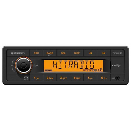 Continental TR7422U-OR  MP3 USB TIR Radio samochodowe 24V do ciężarówki