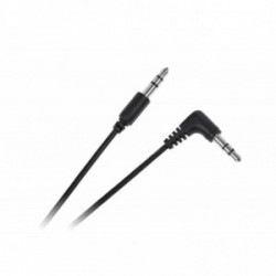 Kabel przewód AUX Audio Jack - Jack wtyk  -wtyk kątowy 0.5m