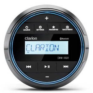 Clarion CMM-10GR Radio Marine MP3 Bluetooth do jachtu łodzi