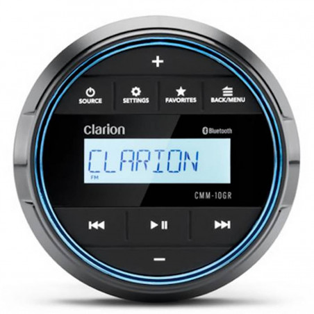 Clarion CMM-10GR Radio Marine MP3 Bluetooth do jachtu łodzi