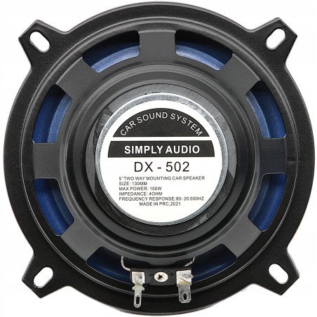 Simply Audio DX-502 Głośniki samochodowe 13cm /130mm