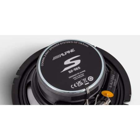 Alpine S2-S65 Głośniki samochodowe 2 drożne 16,5cm / 165mm Hi-Res Audio