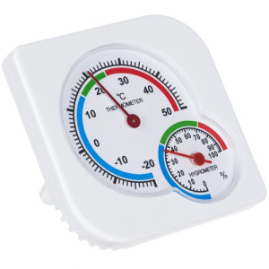 Ruhhy 132 Higrometr - analogowy miernik wilgotności + termometr