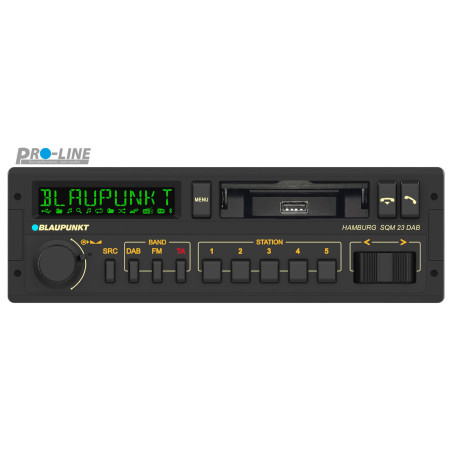 Blaupunkt Hamburg SQM 23 DAB Radio samochodowe Retro Klasyczne Bluetooth MP3 USB