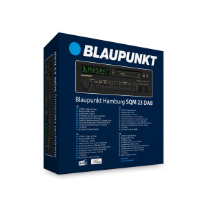 Blaupunkt Hamburg SQM 23 DAB Radio samochodowe Retro Klasyczne Bluetooth MP3 USB