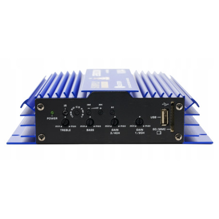 Simply Audio VX4 wzmacniacz samochodowy 4 kanały USB SD Bluetooth + Pilot