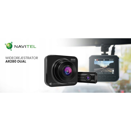 Navitel AR280 Dual Rejestrator samochodowy + kamera wsteczna