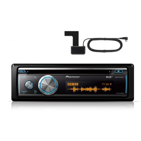 Pioneer DEH-X8700DAB Radio samochodowe Bluetooth CD MP3 USB DAB + Antena