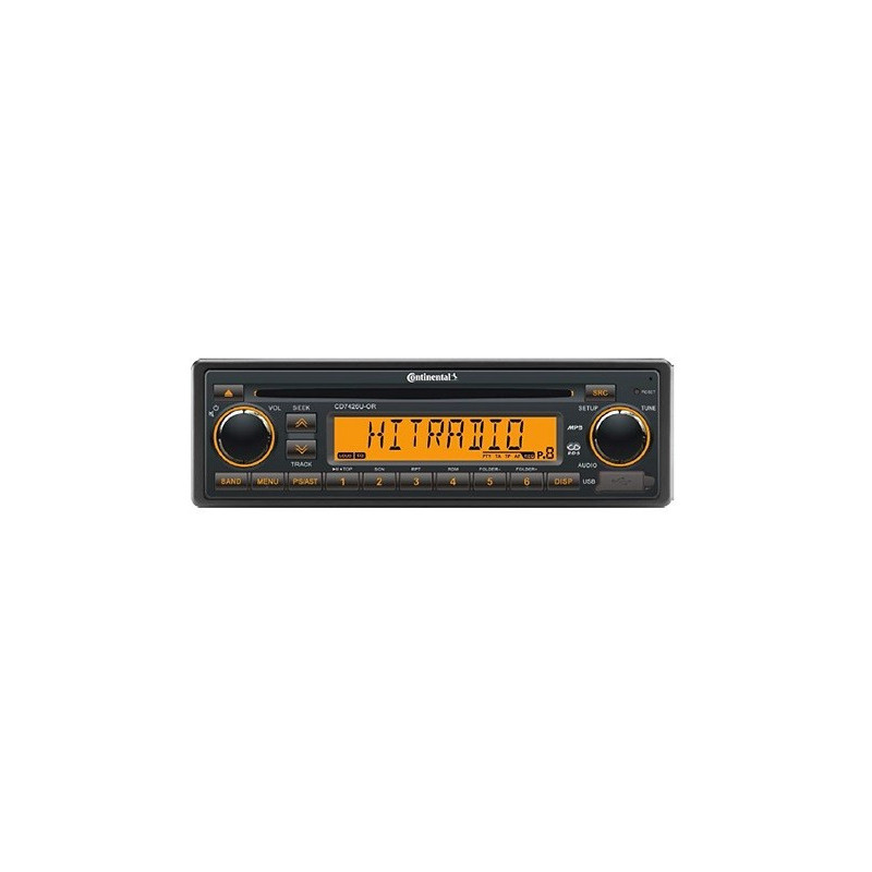 Continental CD7426U-OR  Radio samochodowe 24V AUX CD MP3 USB