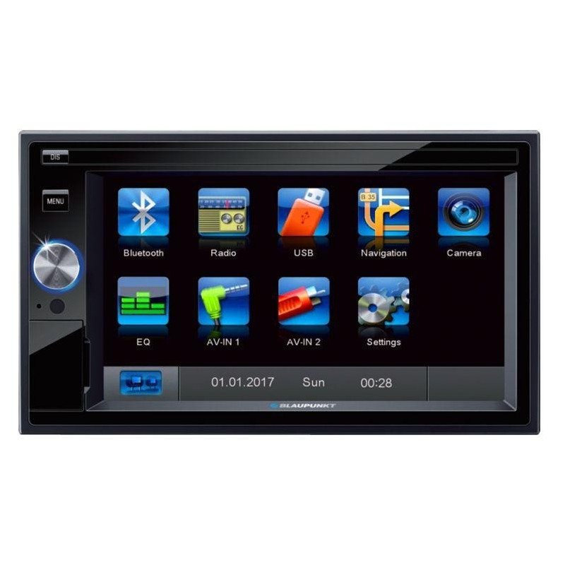 Blaupunkt Santa Cruz 370 Radio samochodowe 2DIN GPS Bluetooth SD LCD Pl. Menu