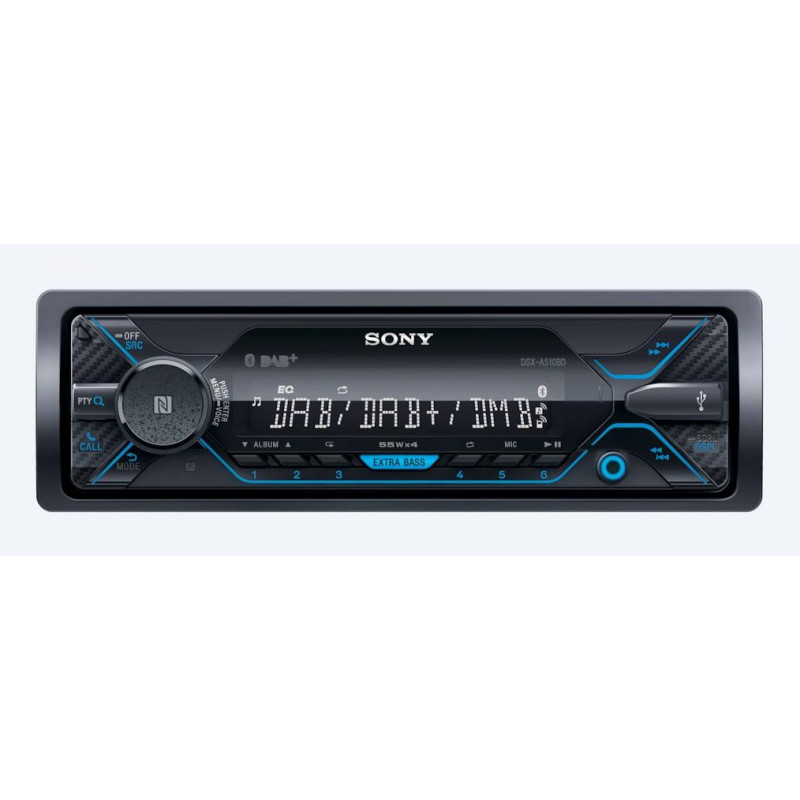 SONY DSX-A510BD RADIO SAMOCHODOWE Z TUNEREM DAB USB MP3 AUX BLUETOOTH