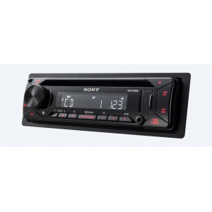 SONY CDX-G1300U Radio samochodowe CD MP3 AUX Czerwone 4X55W