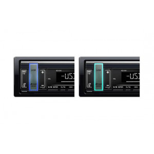 JVC KD-X161 Radio samochodowe AUX USB MP3 Android Zmiana koloru