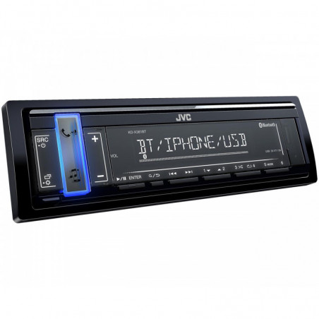 JVC KD-X361BT Radio samochodowe Bluetooth AUX USB MP3 Android Zmiana koloru