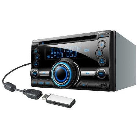 CLARION CX501E Radio samochodowe 2DIN Bluetooth CD  USB Zmiana Kolorów