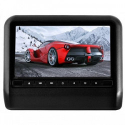 NVOX DV9917N HD BLACK  MONITOR NA ZAGŁÓWEK SAMOCHODOWY LCD 9"LED HD DVD USB SD IR FM GRY 12V