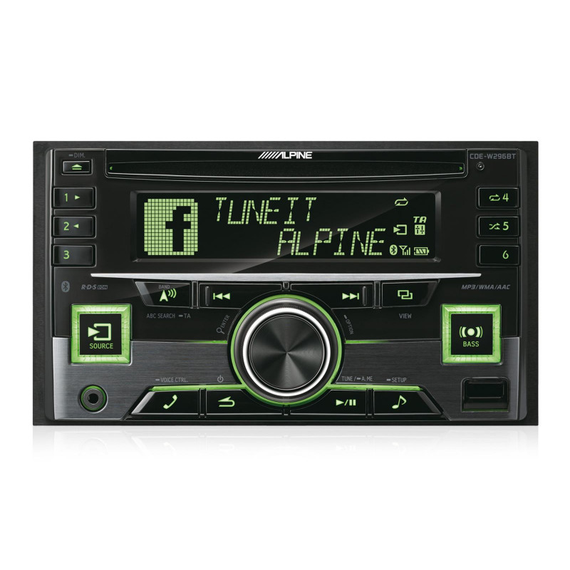 ALPINE CDE-W296BT Radio samochodowe 2DIN Bluetooth CD MP3 USB VarioColor