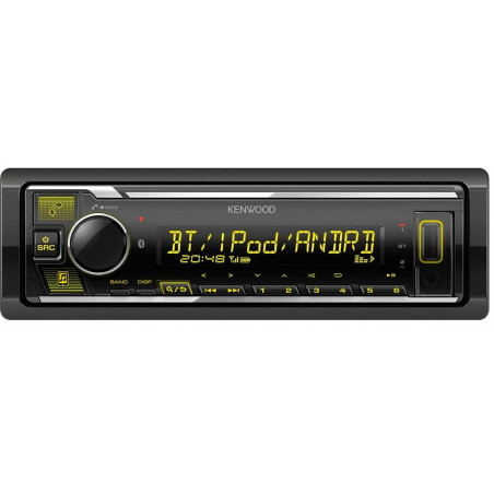 KENWOOD KMM-BT505DAB  Radio samochodowe Bluetooth tuner cyfrowy DAB MP3 USB