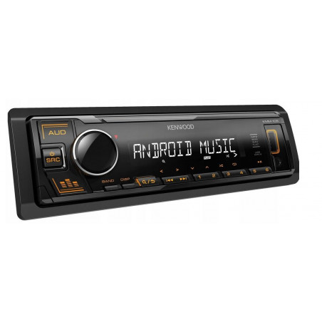 KENWOOD KMM-105AY Radio samochodowe MP3 USB AUX Android Orange Pomarańczowe