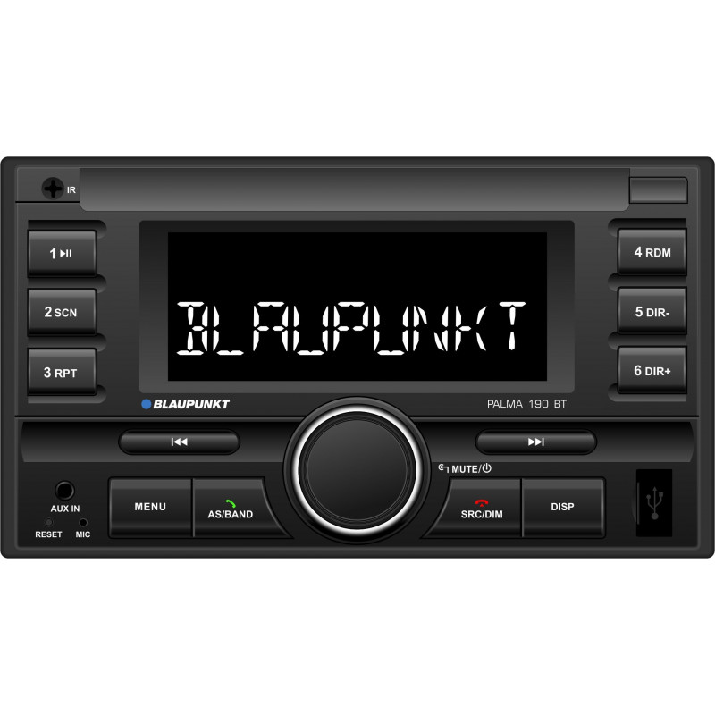 BLAUPUNKT PALMA 190 BT Radio samochodowe 2DIN Bluetooth MP3 USB AUX