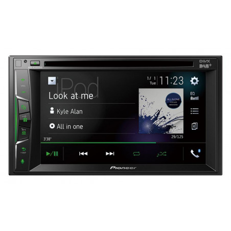 PIONEER AVH-A3200DAB Radio samochodowe 2DIN Bluetooth CD MP3 USB Tuner DAB