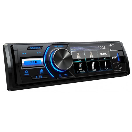 JVC KD-X561DBT Radio samochodowe 1DIN z wyświetlaczem LCD Bluetooth tuner DAB