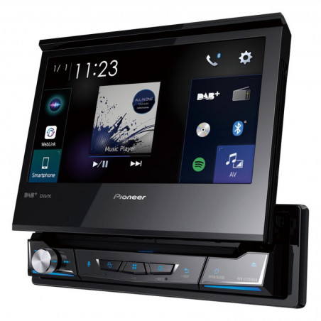 PIONEER AVH-Z7200DAB Radio samochodowe 1DIN DVD CD MP3 USB Apple CarPlay i Android Auto
