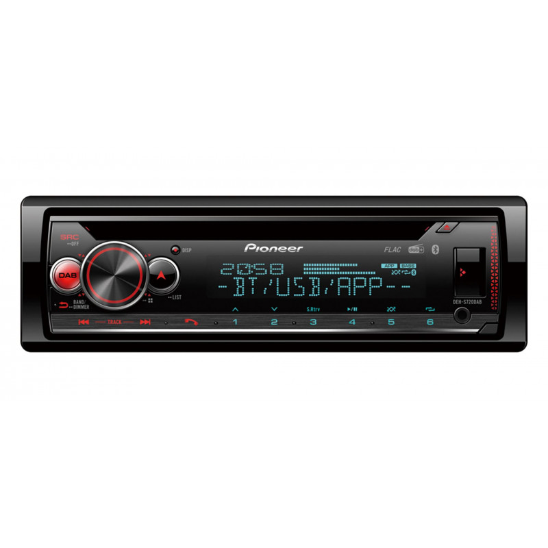 PIONEER DEH-S720BT Radio samochodowe Bluetooth tuner DAB CD MP3 USB