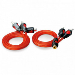 Sinuslive YK-2 przewód kabel rozdzielacz rozgałęźnik RCA CINCH gniazdo x1 - wtyk x2
