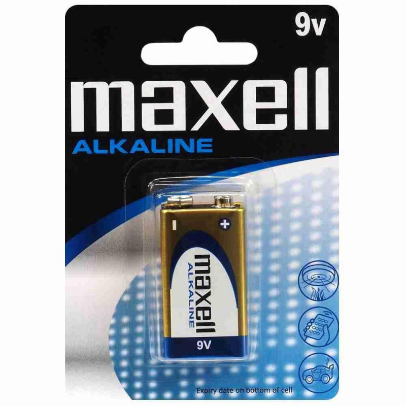 Maxell Alkaline Bateria 6LR61 9V