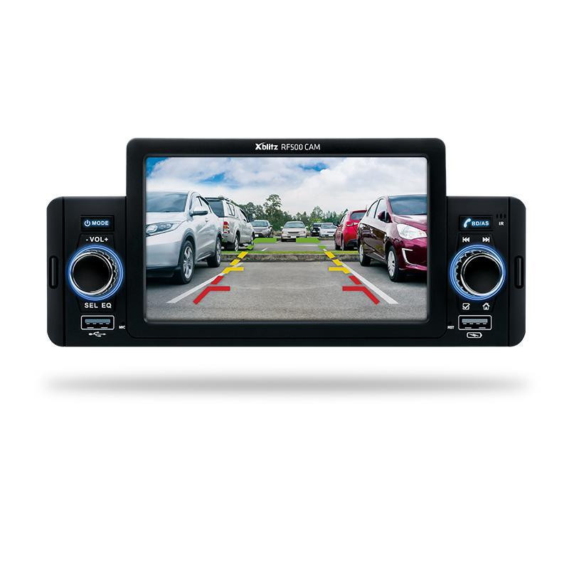 Xblitz RF500 CAM Radio samochodowe 1DIN BT kamera cofania LCD 5''