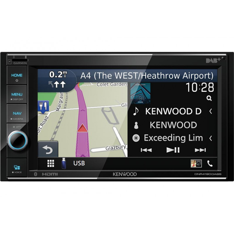 Kenwood DNR4190DABS Radio samochodowe nawigacja GPS Garmin CarPlay DAB+